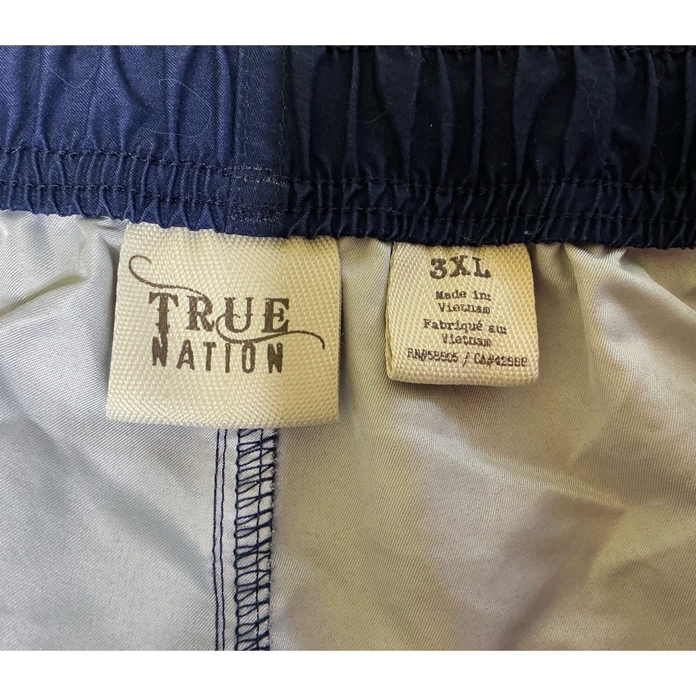 True Nation Mens Board Shorts Trunks Size 3XL Swim Surf Beach Green Blue - Picture 4 of 9